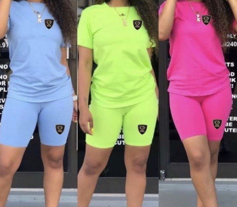 GBA Biker Short Set