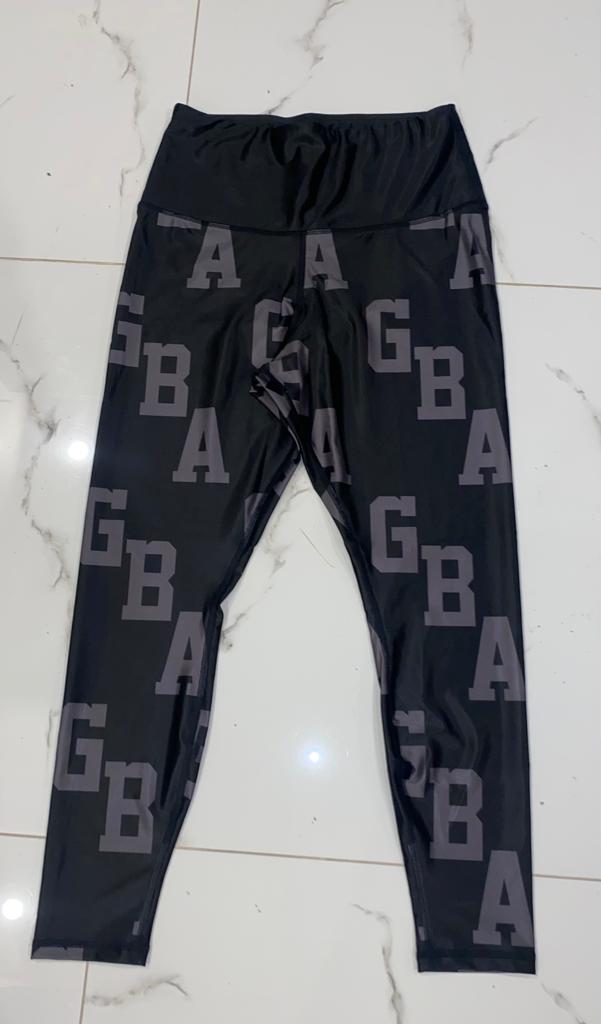 Blk & Grey GBA All over leggings